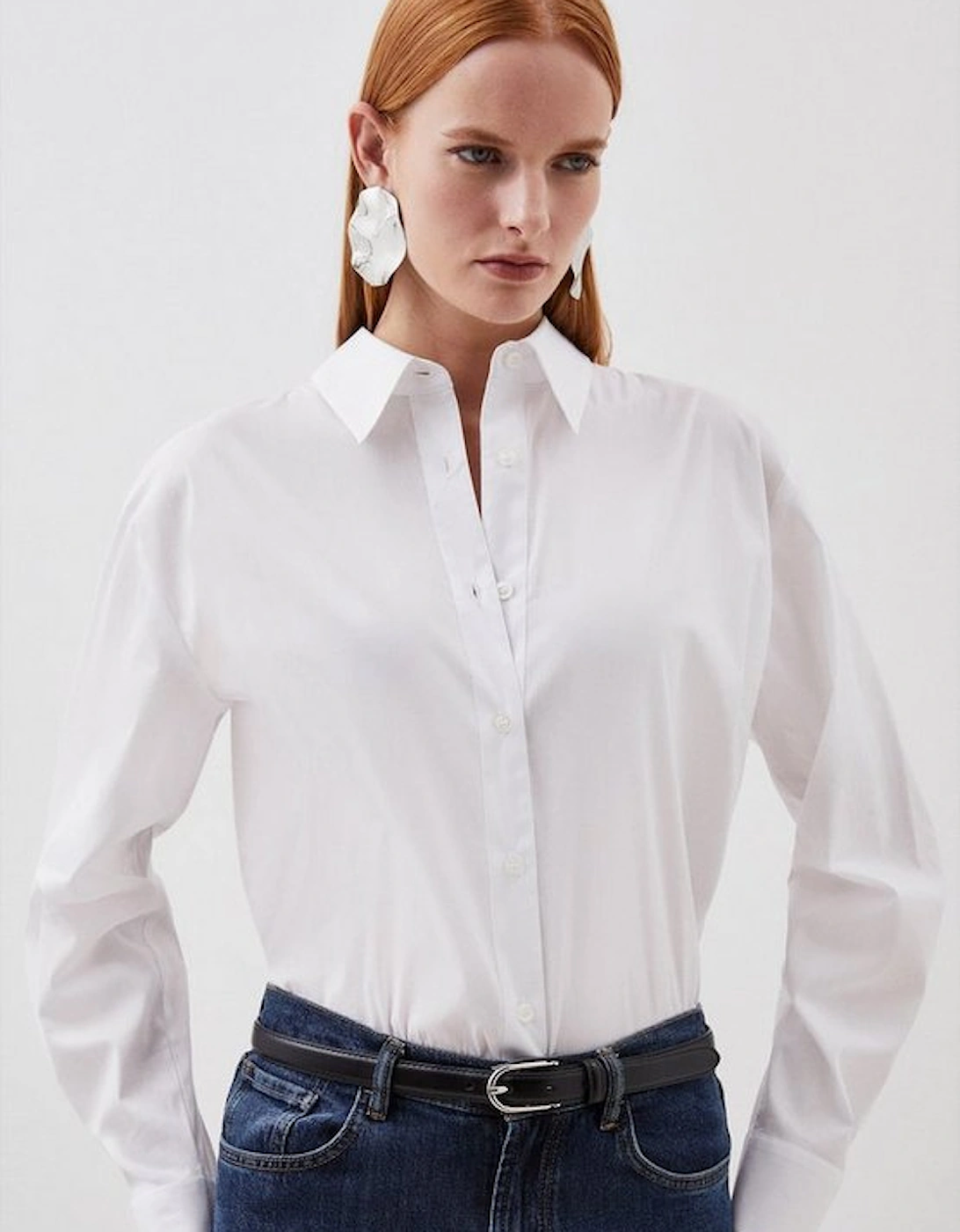 Tailored Pleated Back Detail Shirt