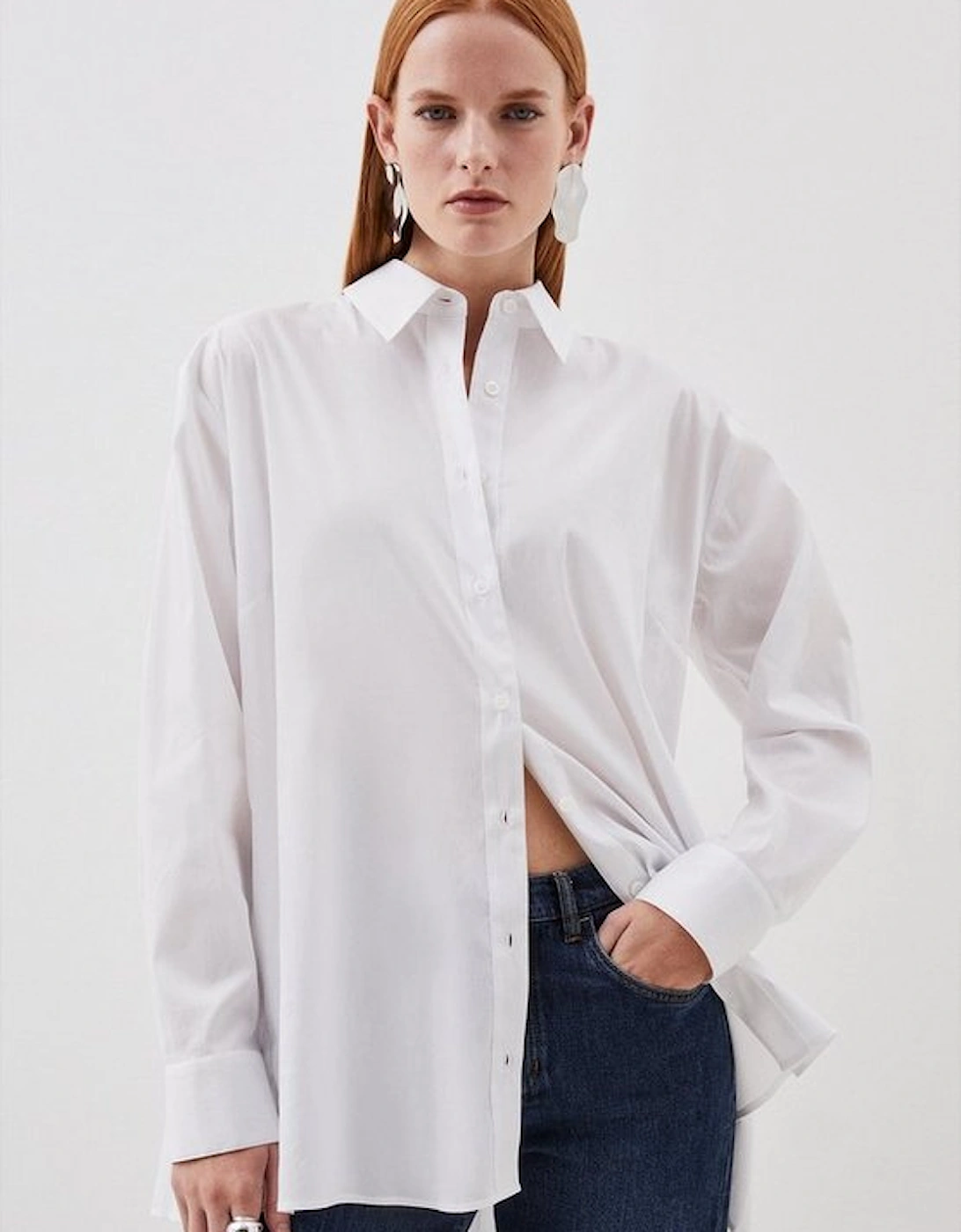 Tailored Pleated Back Detail Shirt, 5 of 4