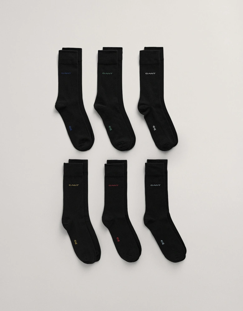 Mens Soft Cotton Socks 6-Pack