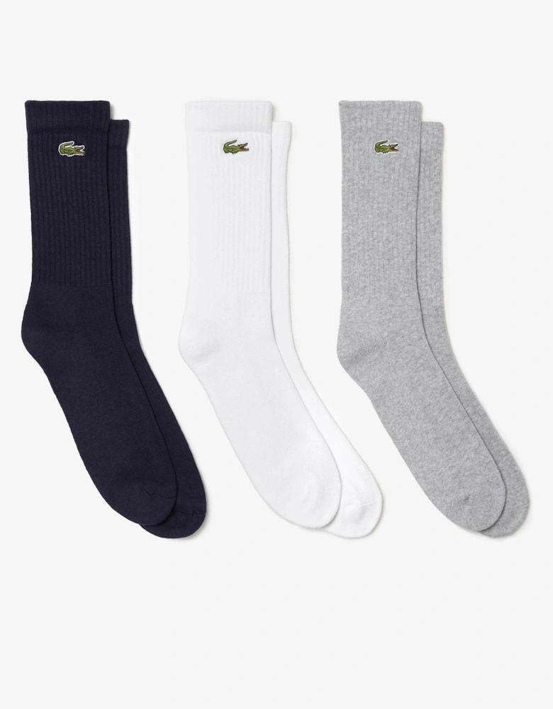 3 Pack Sport Mens High Cut Socks