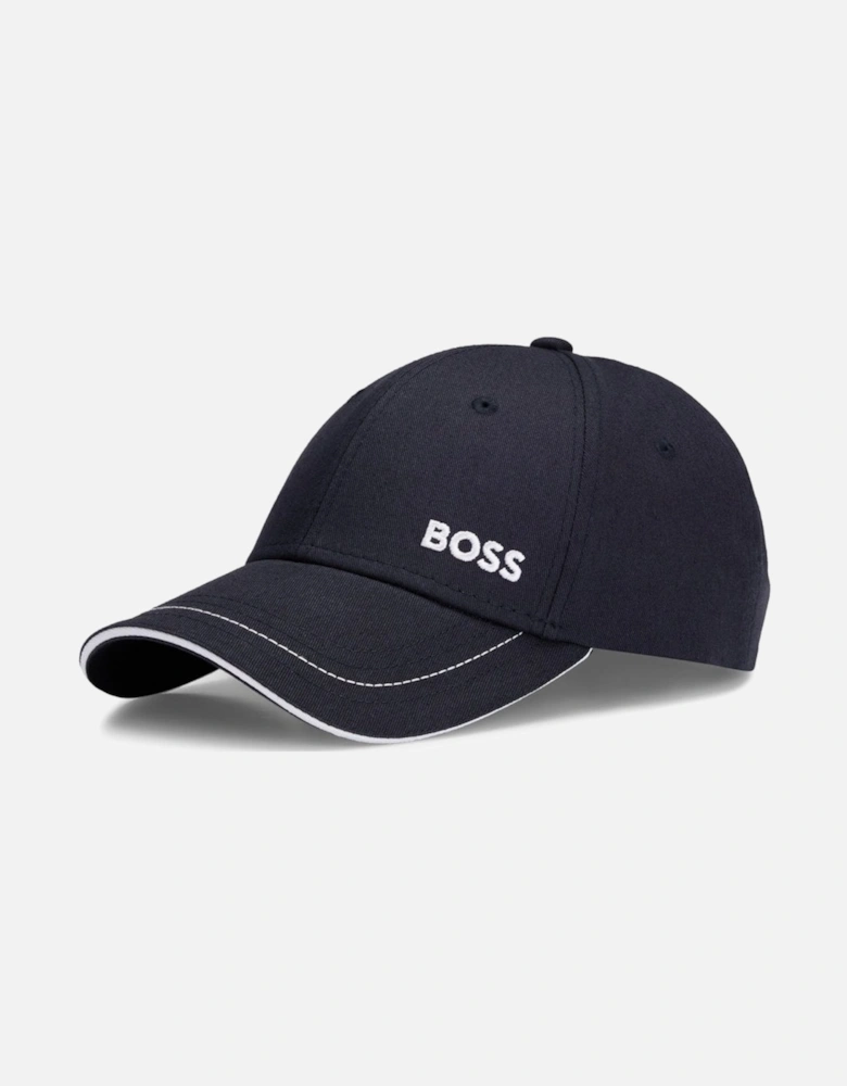 BOSS Green Cap-1 Mens Cotton-Twill Cap With Logo Detail NOS