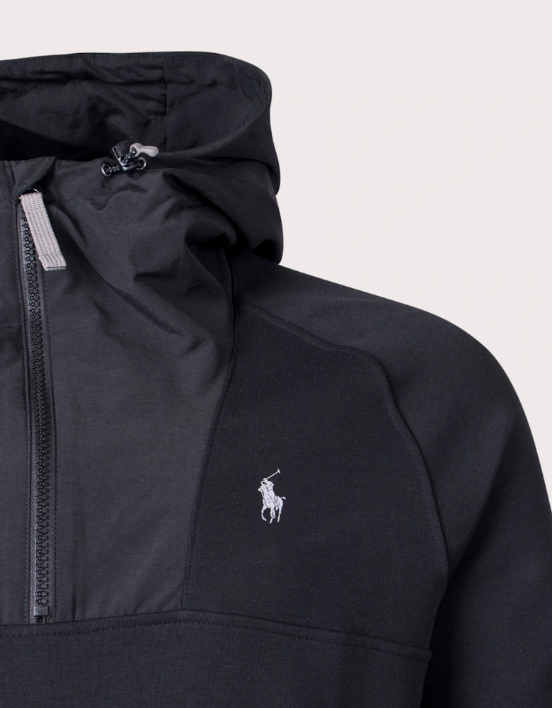 Quarter Zip Water Repellent Hybrid Jacket