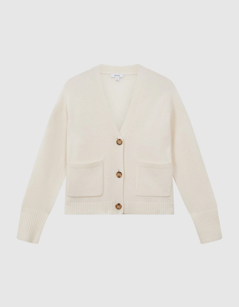 Relaxed Wool-Cashmere Cardigan
