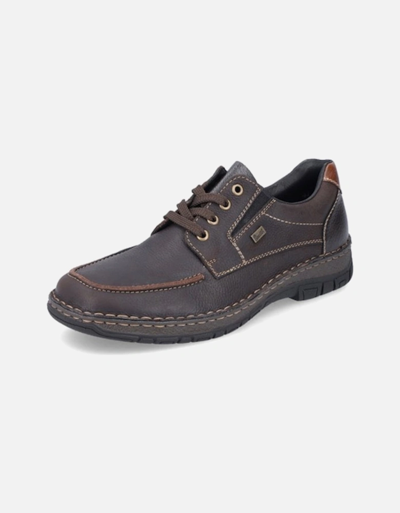 Men's 05100-25 Wide Fit Lace Up Casual Shoe Brown
