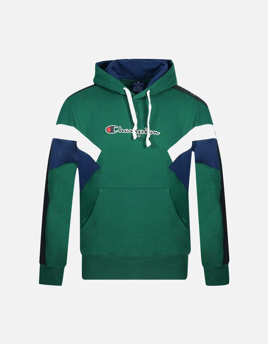 Colour Block Logo Green Hoodie, 3 of 2