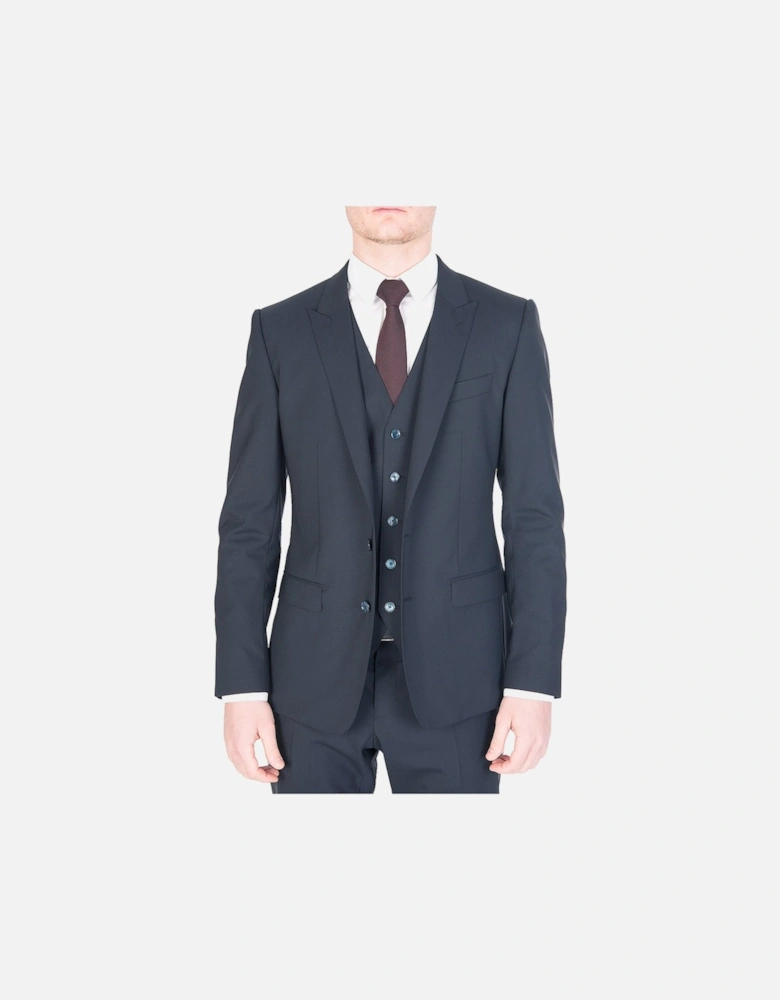 Three Piece Martini Suit Navy