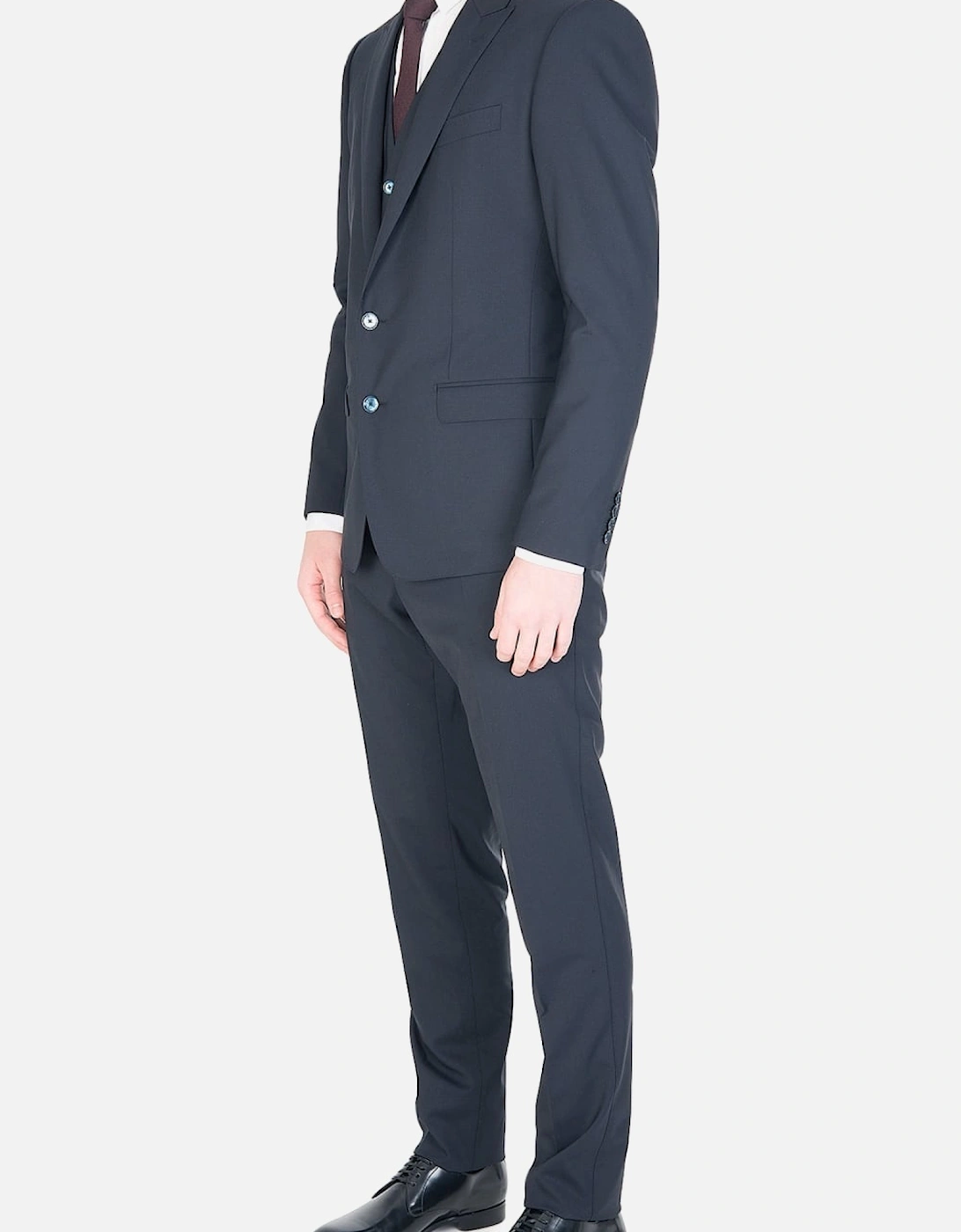 Three Piece Martini Suit Navy