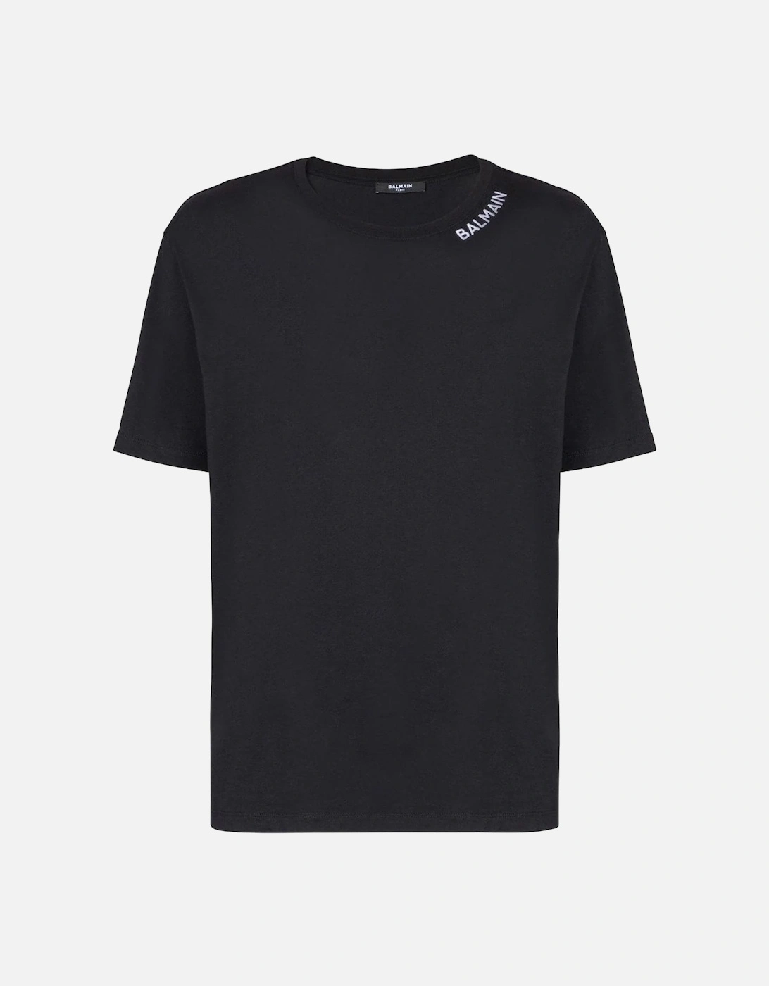 Stitch Collar T-shirt Black, 7 of 6