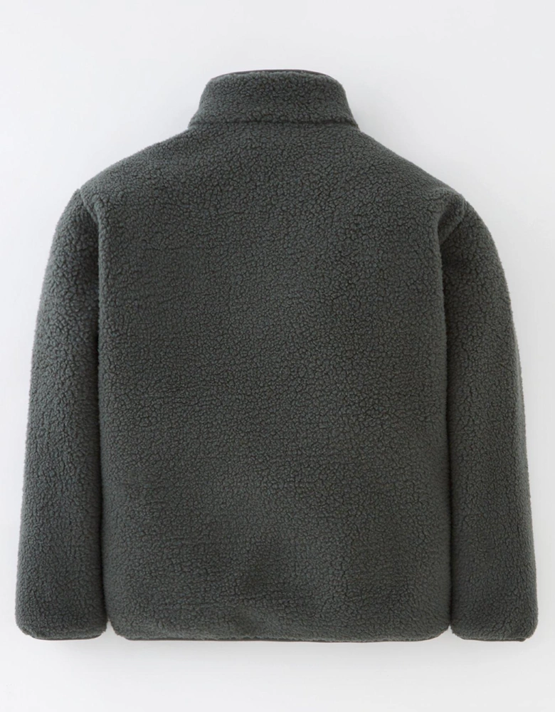 Youth Half Zip Fleece - Green