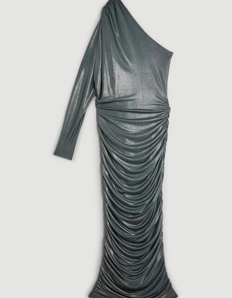 Premium Jersey Metallic Midi Dress