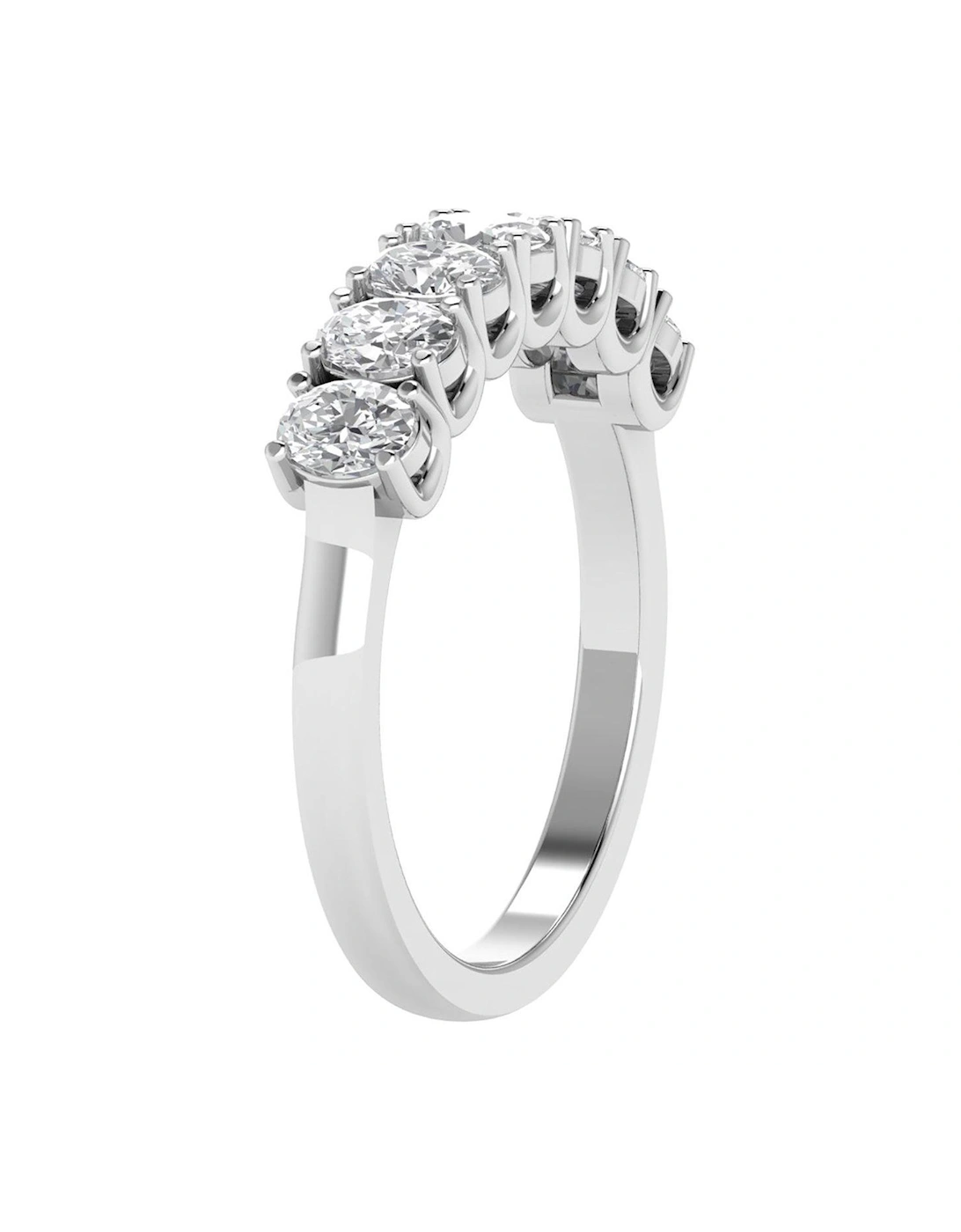 Thea 9ct White Gold Lab Grown Eternity 1.00ct G VS Diamond Ring