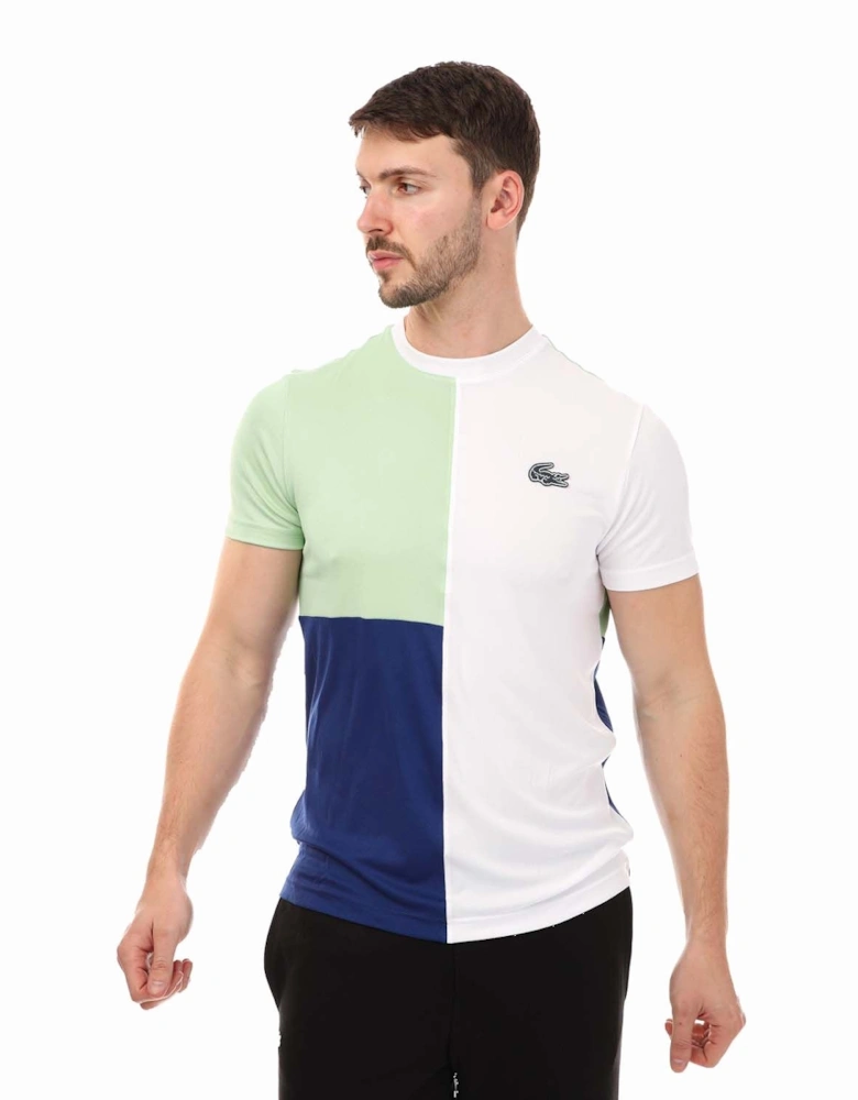 Mens SPORT Tricolor Breathable T-Shirt