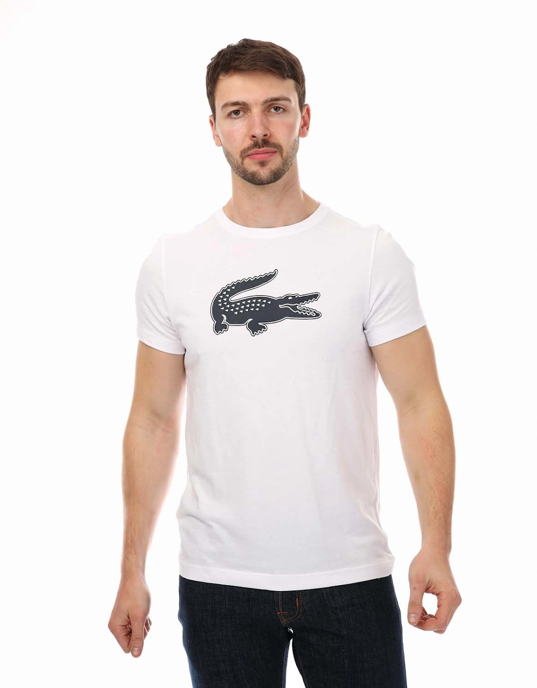 Mens SPORT 3D Print Crocodile Jersey T-Shirt, 5 of 4