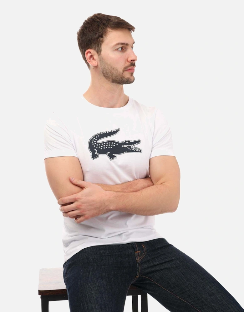 Mens SPORT 3D Print Crocodile Jersey T-Shirt