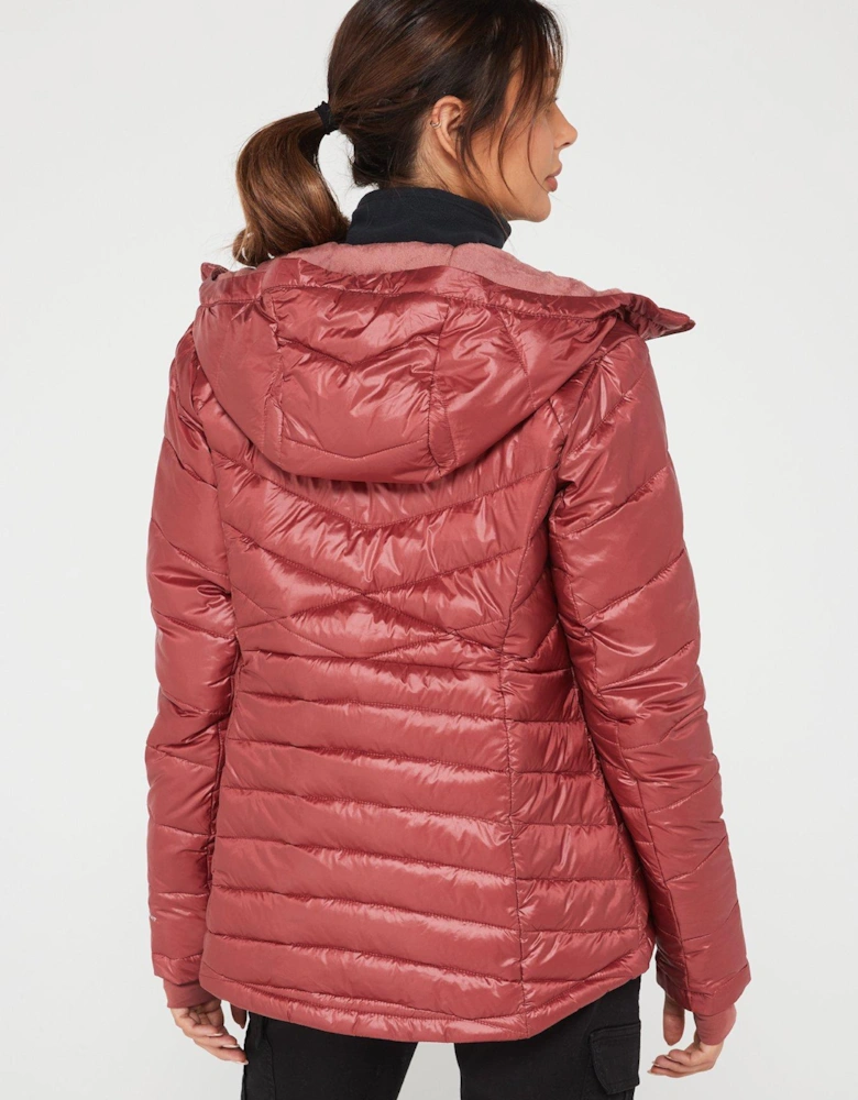 Women's Joy Peak Hooded Jacket - Red