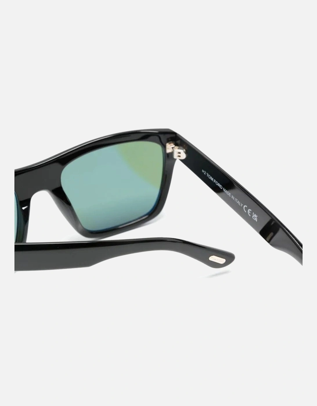 Square Frame Sunglasses Black