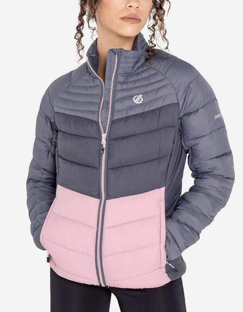 Womens Preact Quilted Outdoor Jacket - Powder Pink