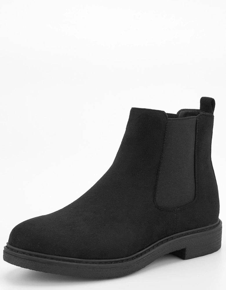 Wide Fit Crepe Sole Chelsea Boot