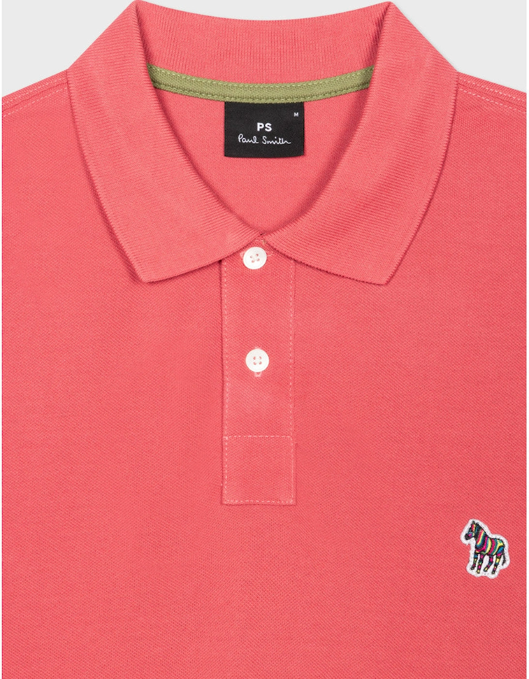 PS Regular Fit SS Zebra Polo Shirt 23B Pink