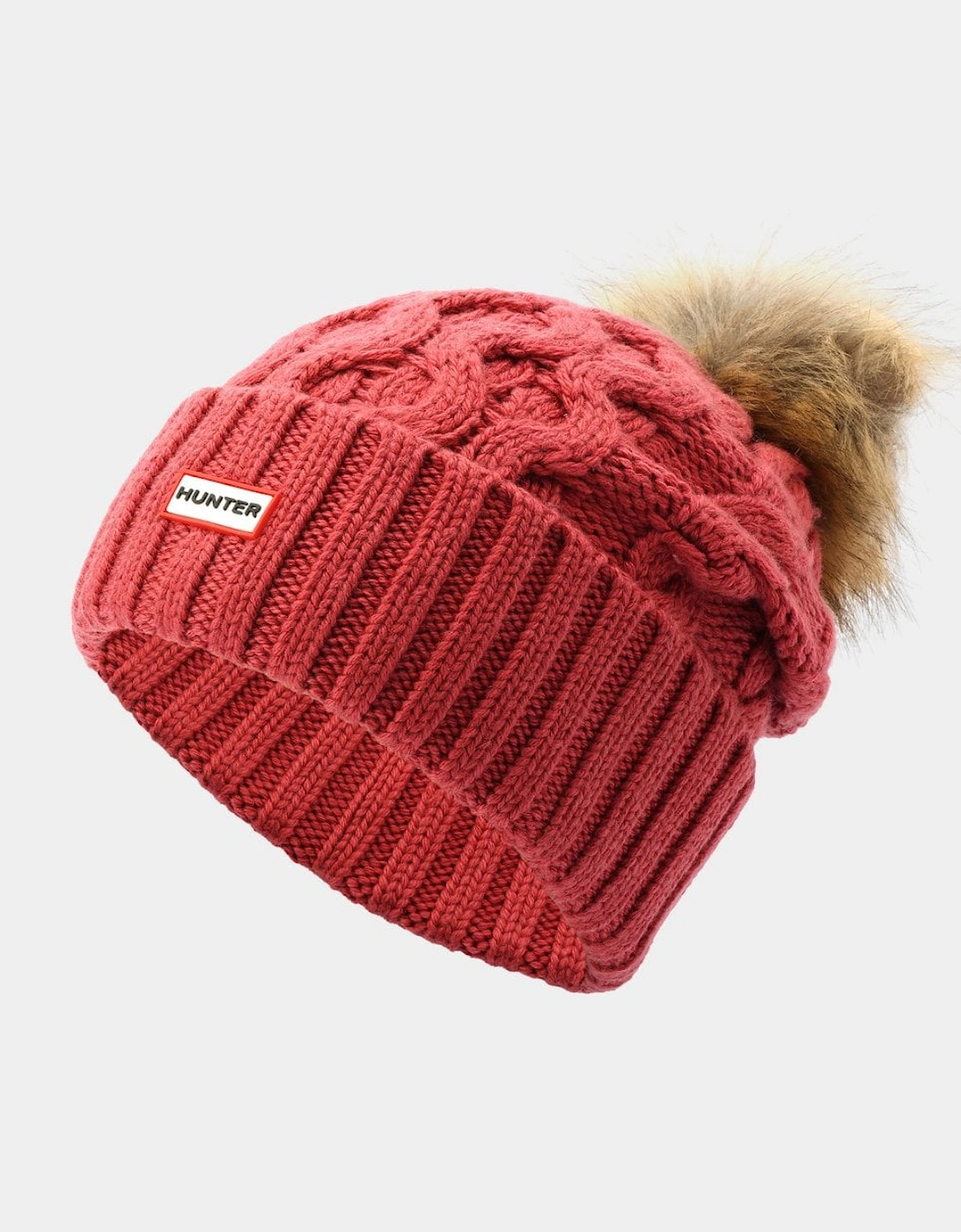 Unisex Cable Knit Beanie With Pom, 5 of 4