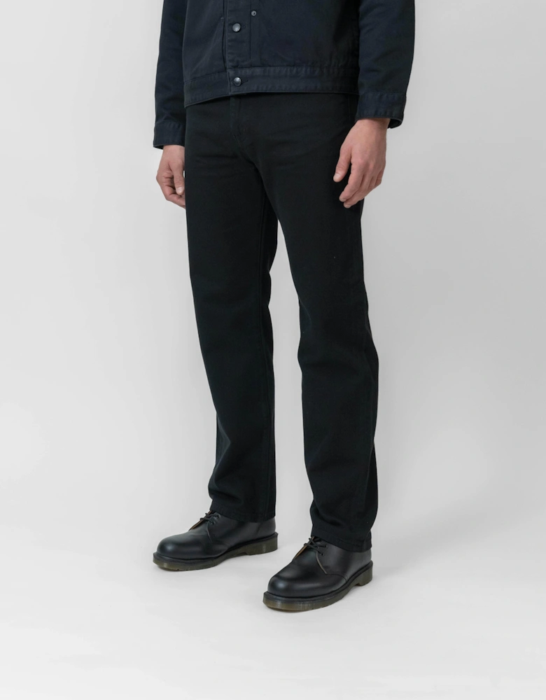 5 Pocket Regular-Fit Denim Jean Black