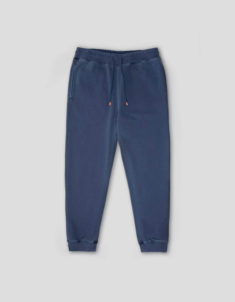 Regular-Fit Cotton Sweatpants Indigo