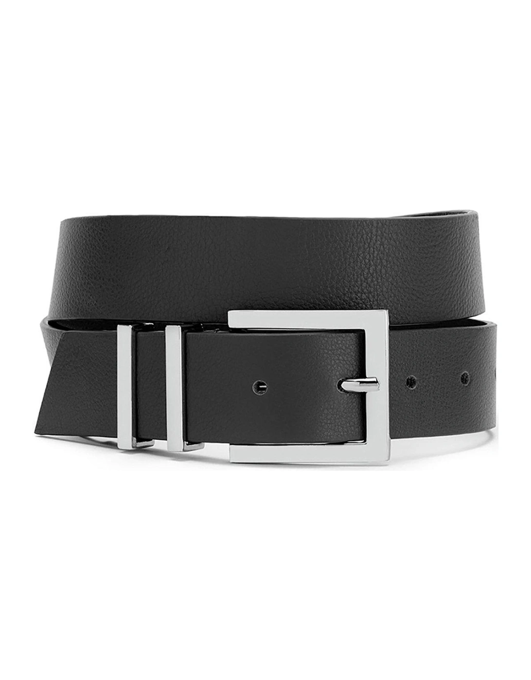 Black Leather Buckle Belt, 2 of 1