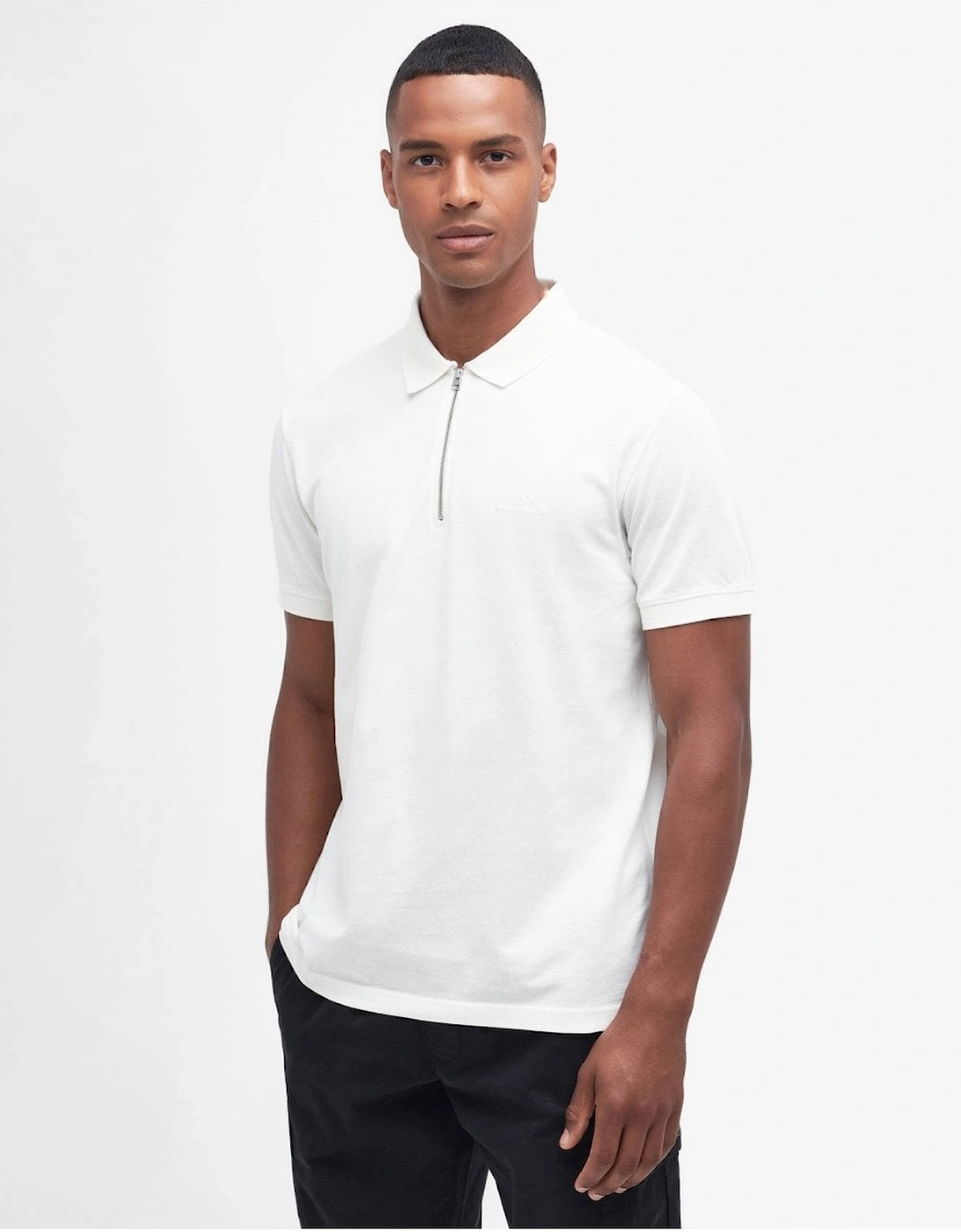 Cylinder Mens Zipped Polo, 8 of 7