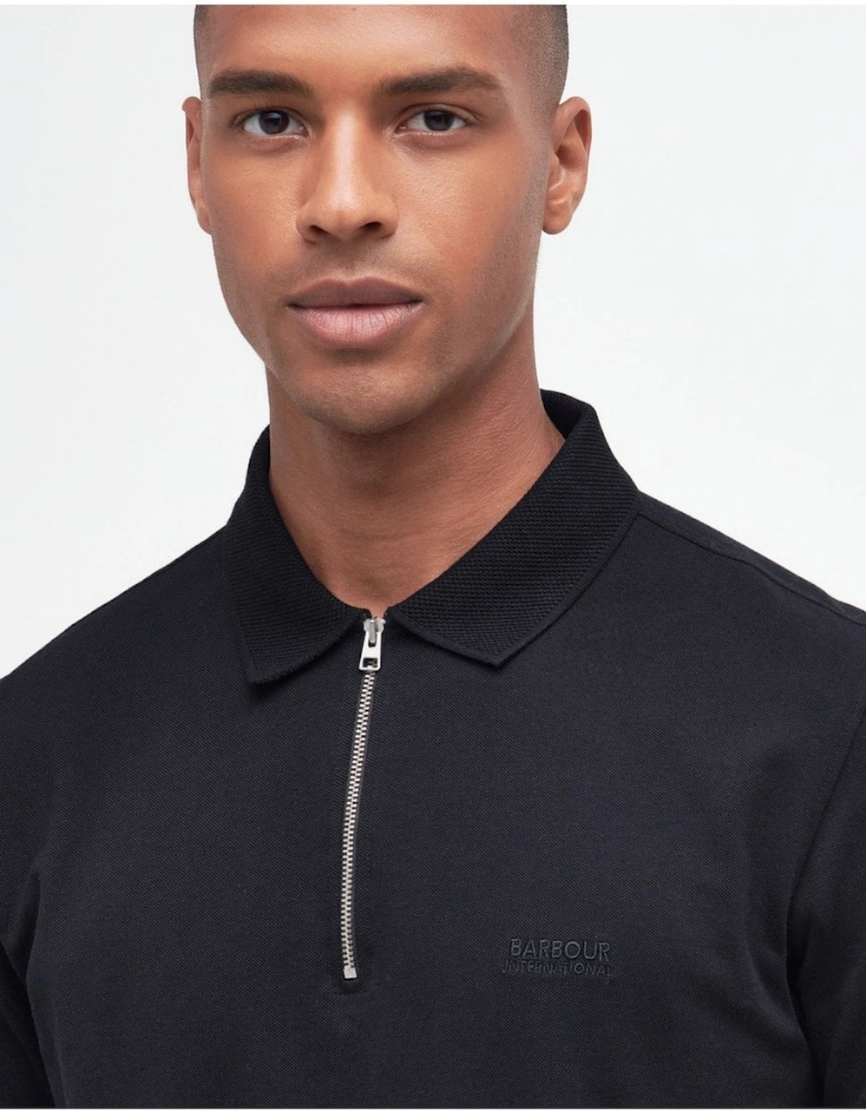 Cylinder Mens Zipped Polo