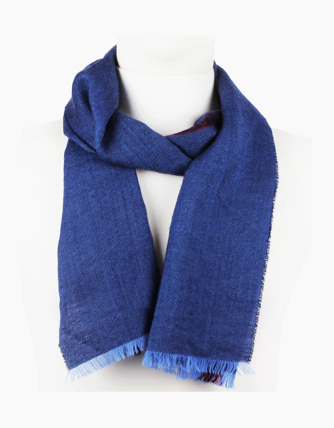 Dunhill Scarf - Navy - Size: ONE size