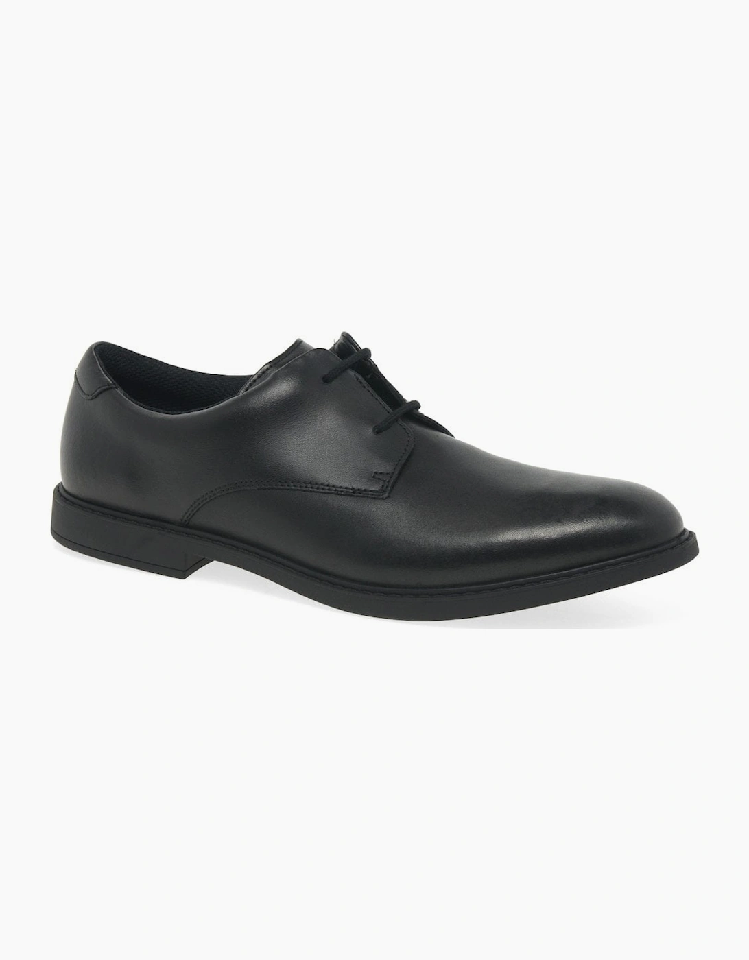 Clarks Boy's Scala Loop Senior Boys School Shoes - Black - Size: 3 (older)/F (Standard)
