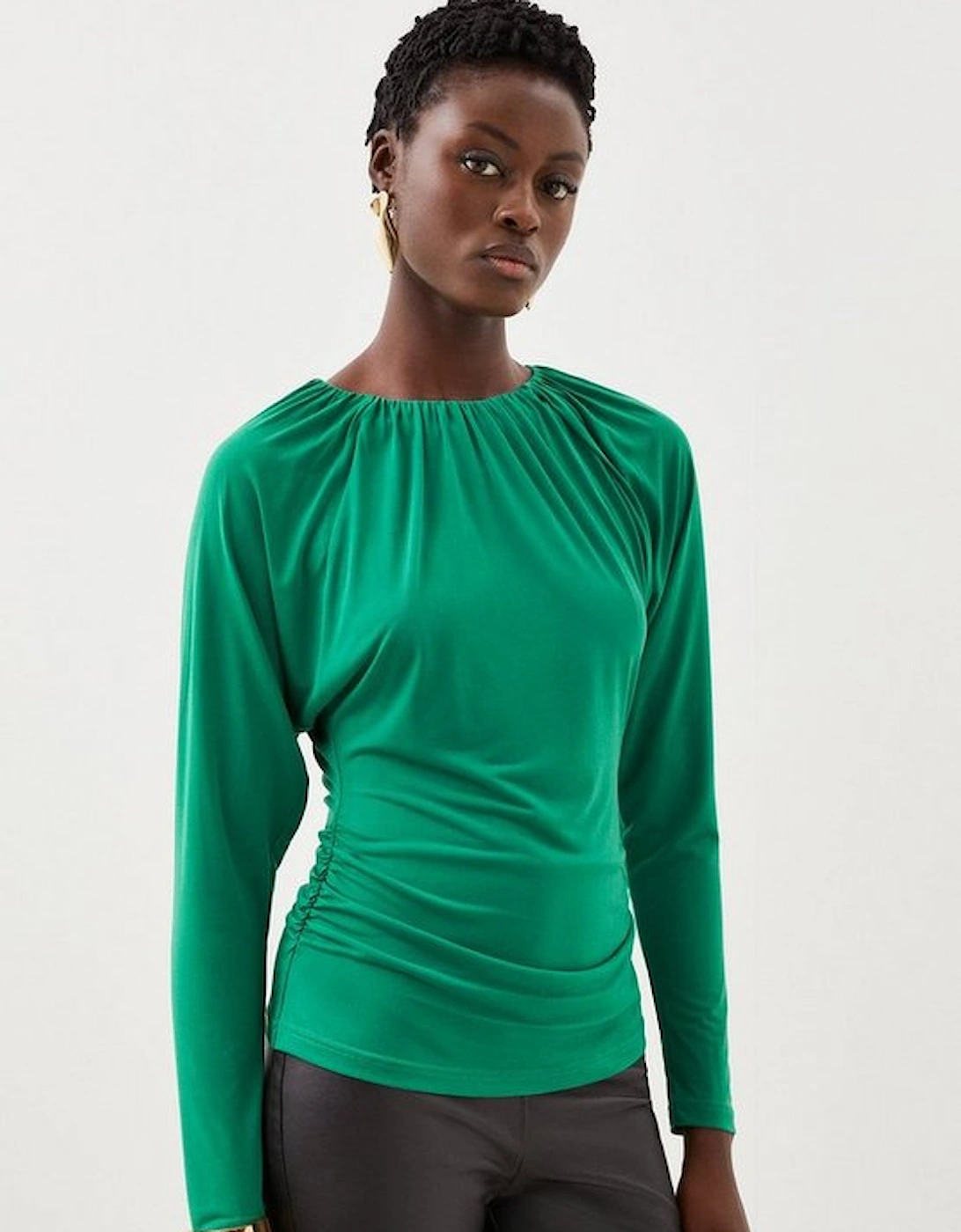 Jersey Crepe Batwing Top, 5 of 4