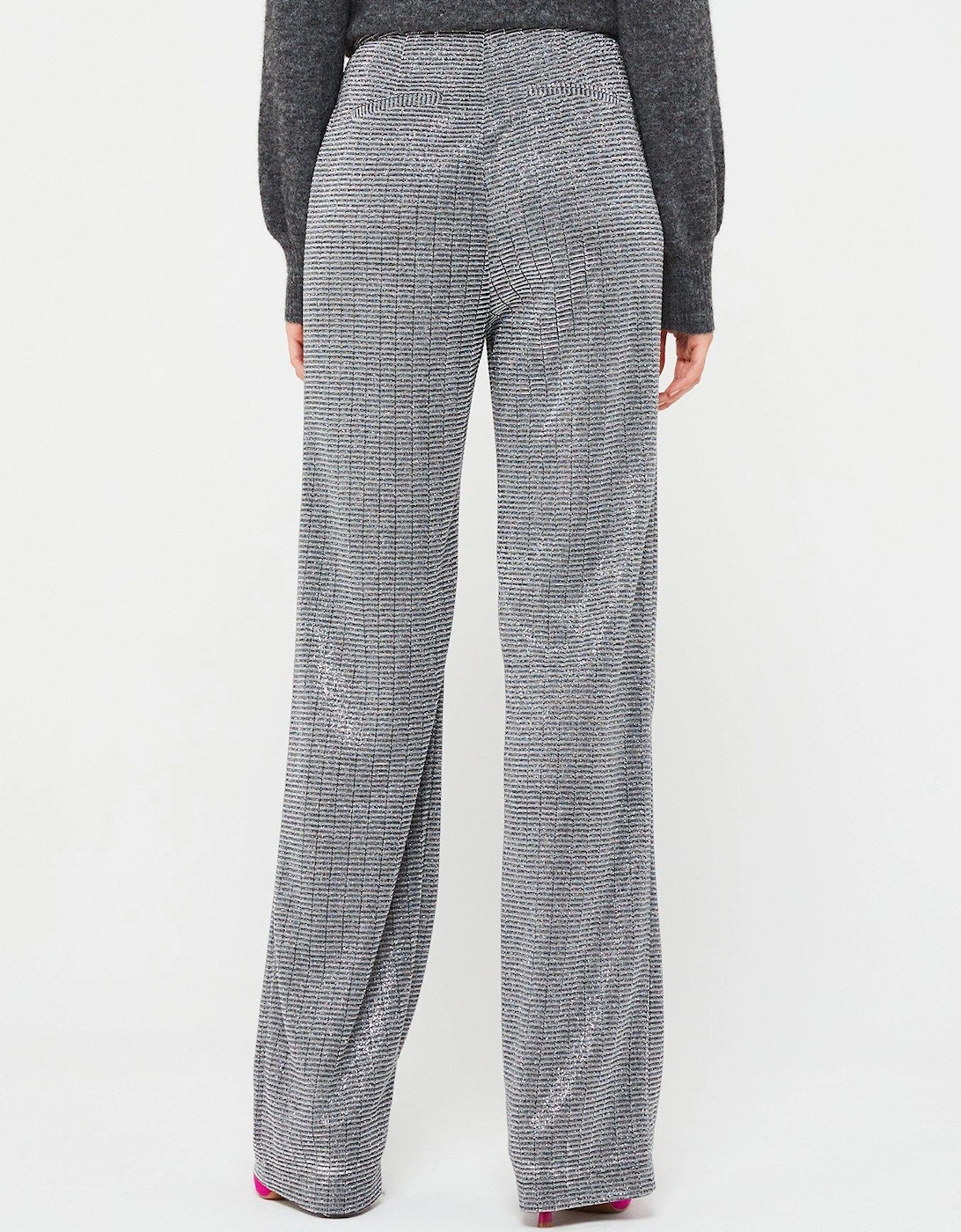 X Carol Byrne All Over Glitter Trouser - Silver