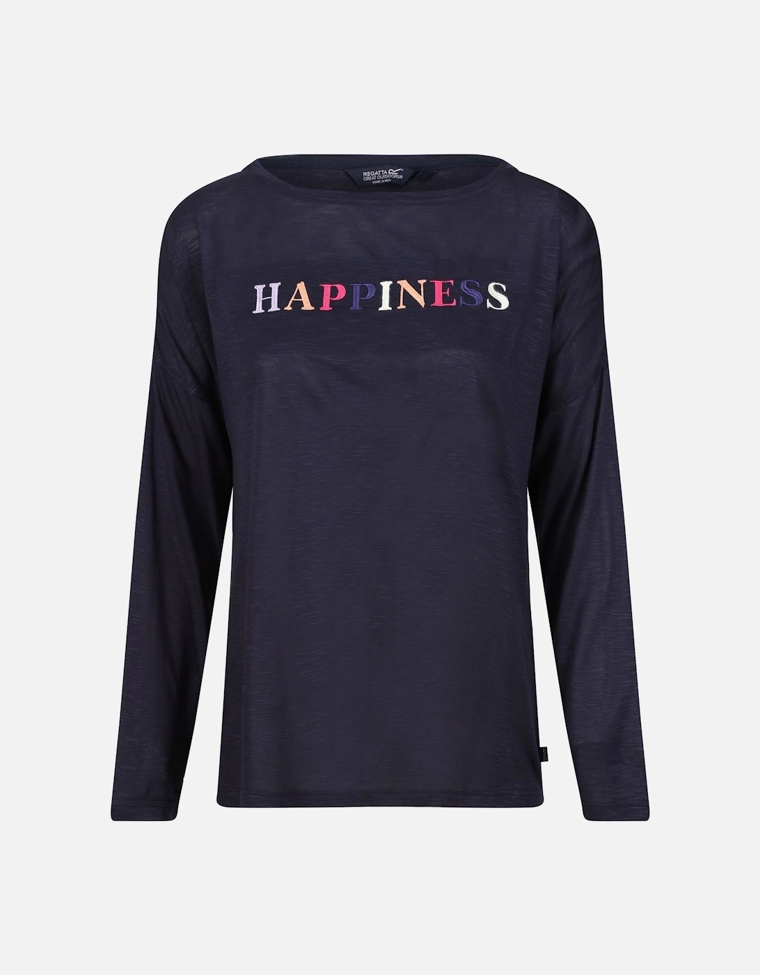 Womens/Ladies Carlene Happiness Long-Sleeved T-Shirt, 6 of 5