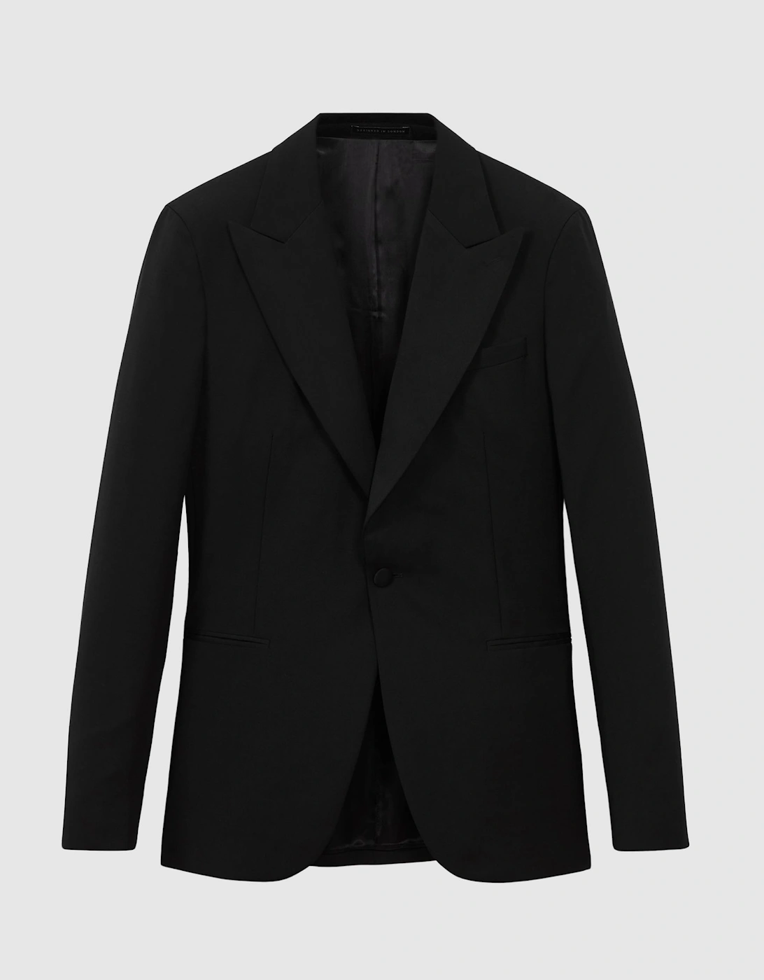 Atelier Wool Blend Slim Fit Single Breasted Tuxedo Jacket, 2 of 1
