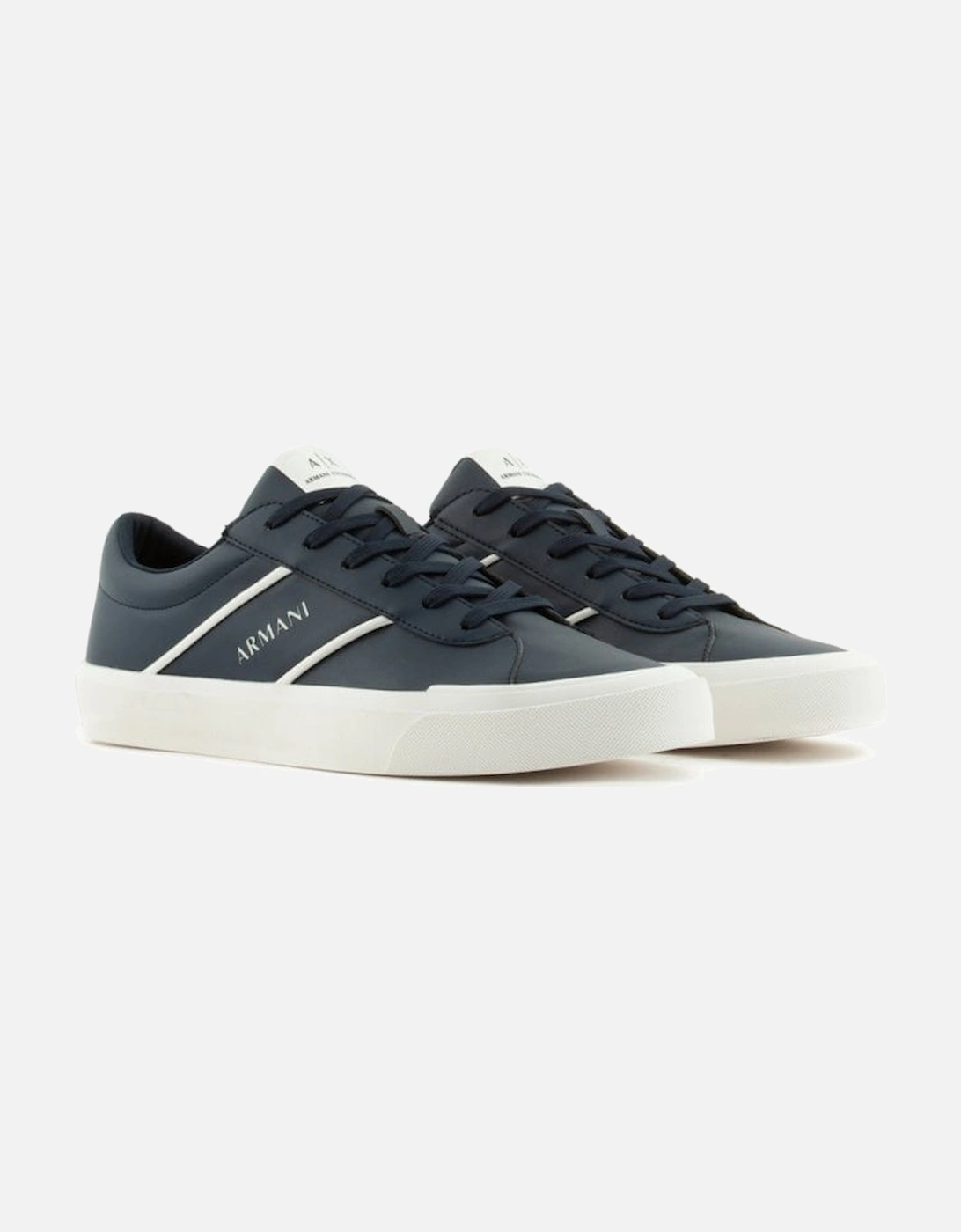 Eco Leather Sneaker Navy+optic White