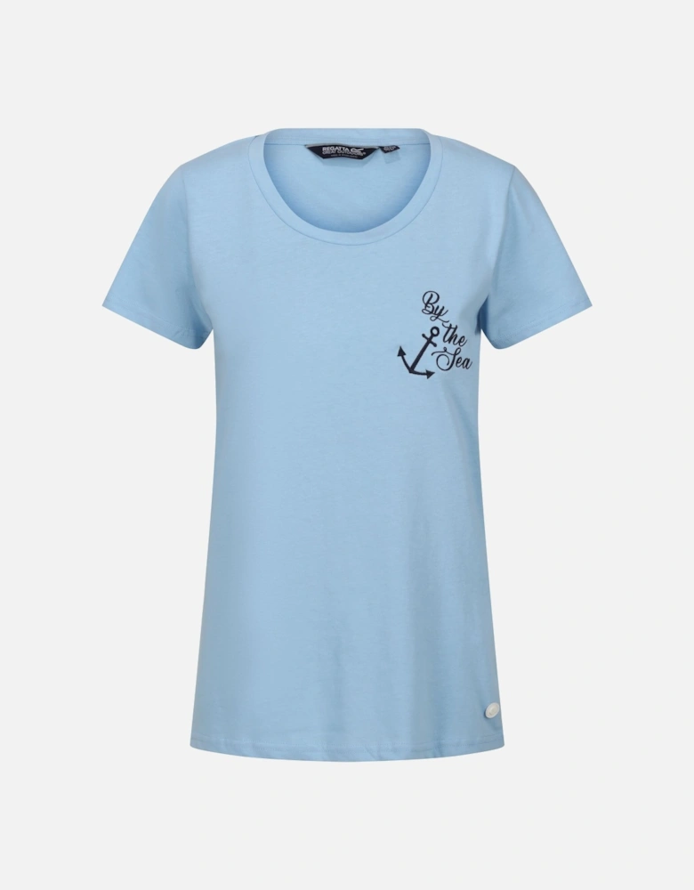 Womens/Ladies Filandra VII By The Sea Anchor T-Shirt