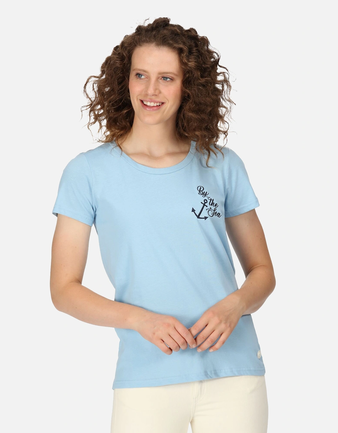 Womens/Ladies Filandra VII By The Sea Anchor T-Shirt