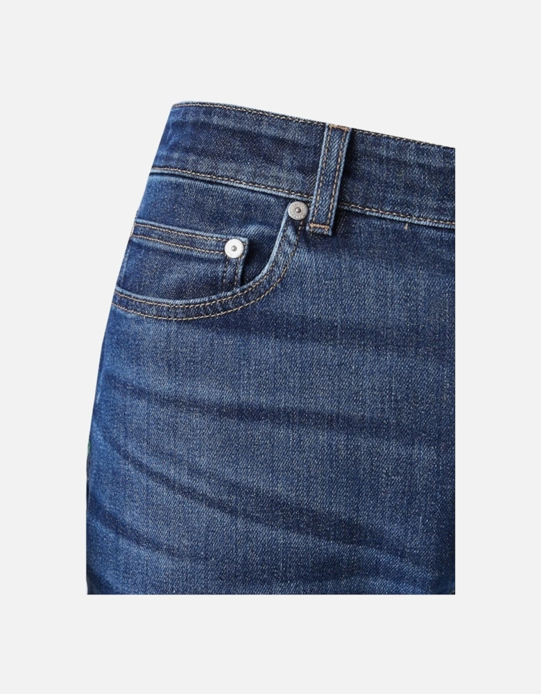 Men's Slim Fit Stretch Blue Denim Jeans