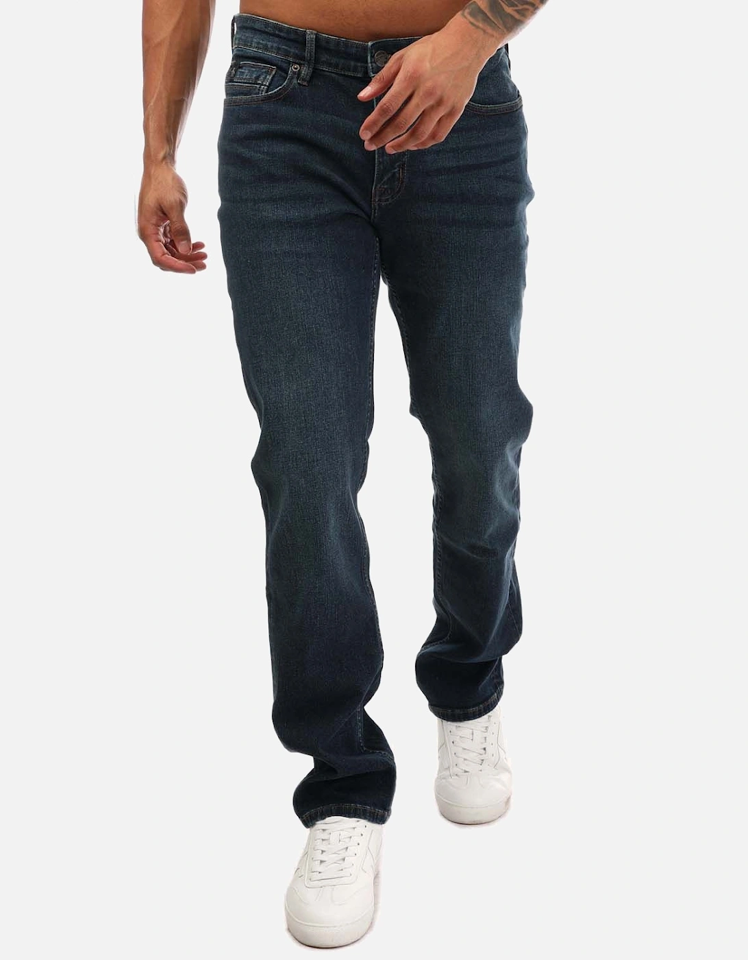 Mens Slim Fit Stretch Jeans, 4 of 3