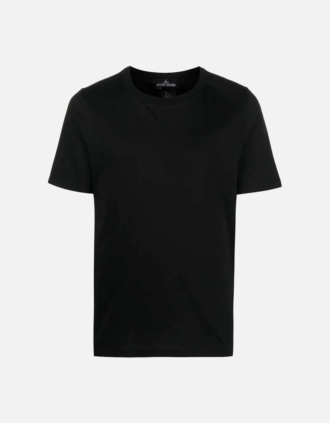 Tab Branding Cotton T Shirt Black, 6 of 5