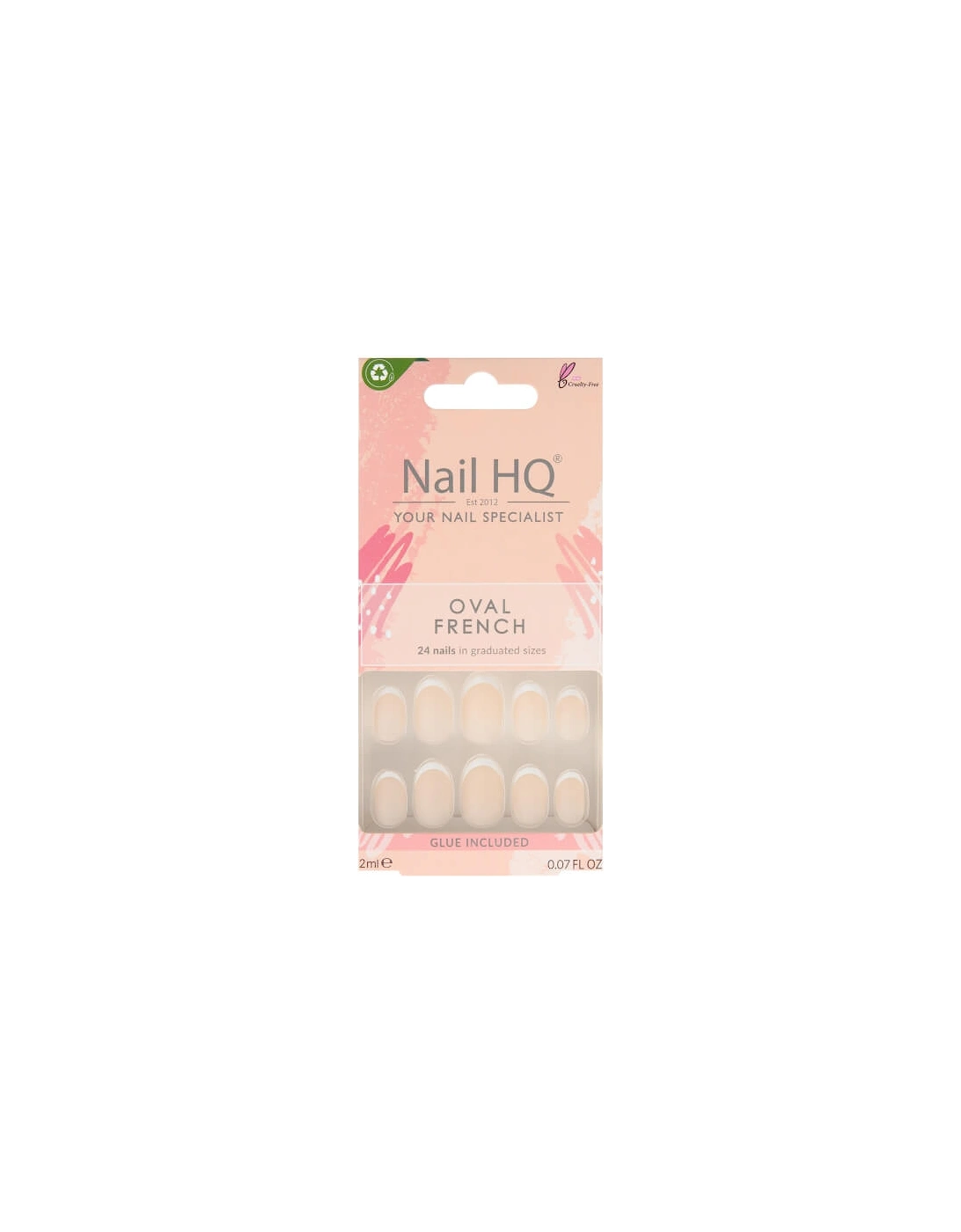 Oval French Nails (24 Pieces), 2 of 1