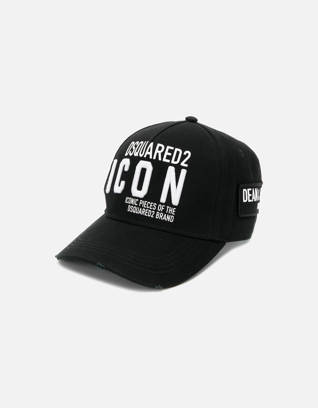 ICONIC Embroidered Logo Baseball Cap in Black, 3 of 2
