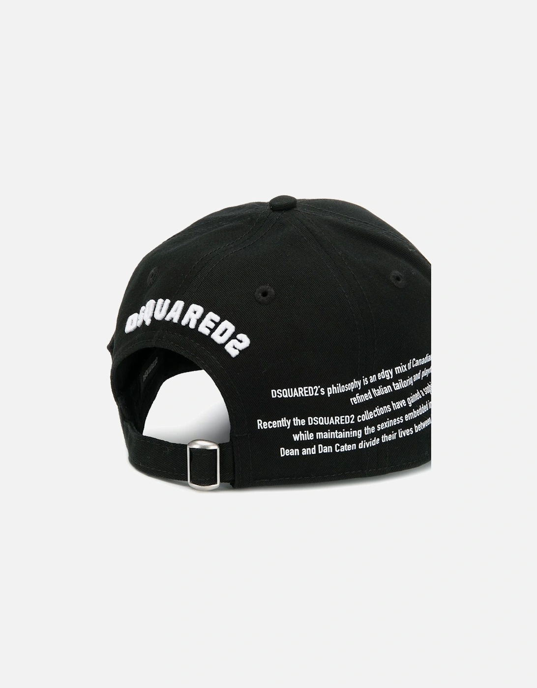 ICONIC Embroidered Logo Baseball Cap in Black