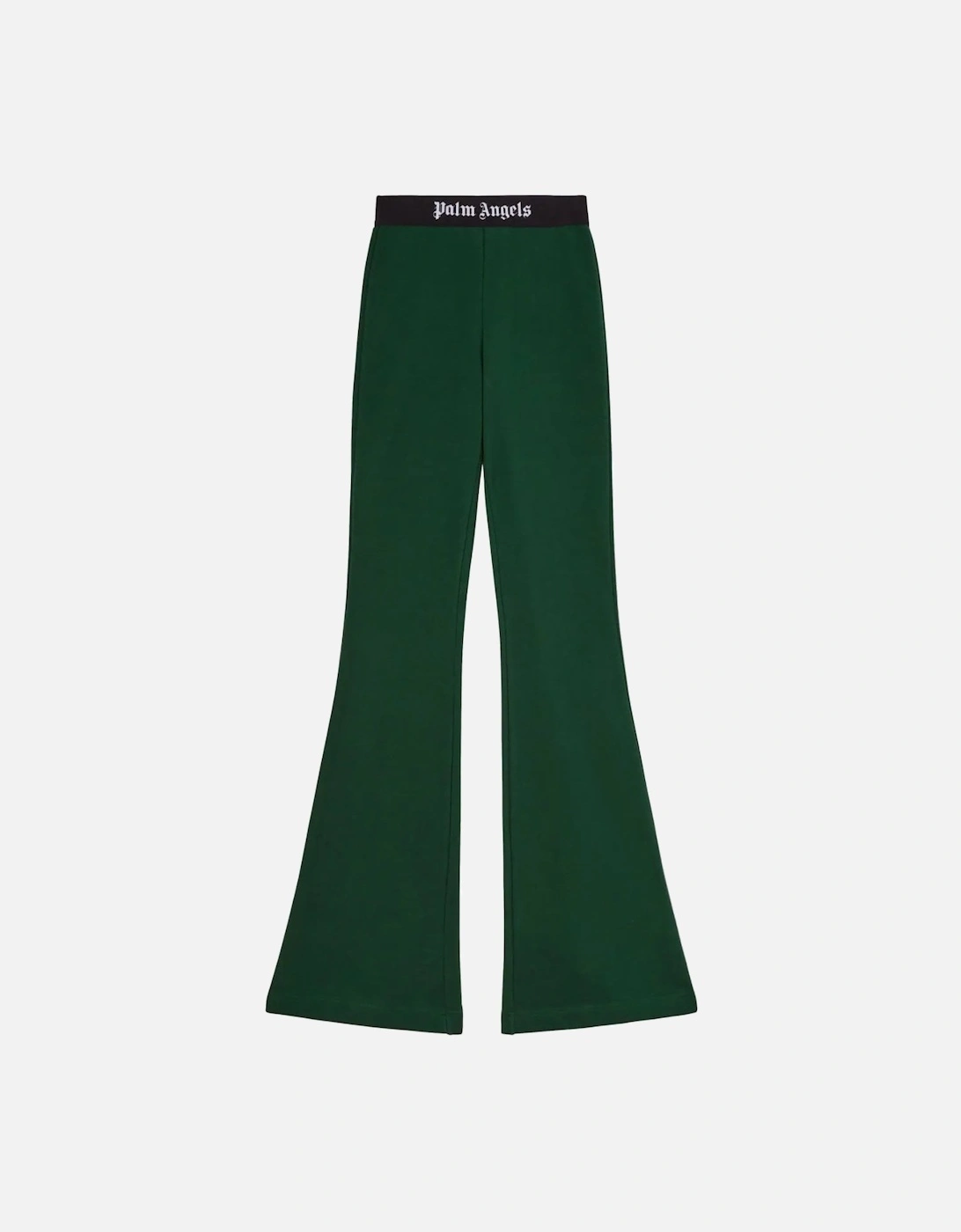 Womens Logo Flare Joggers Green, 6 of 5