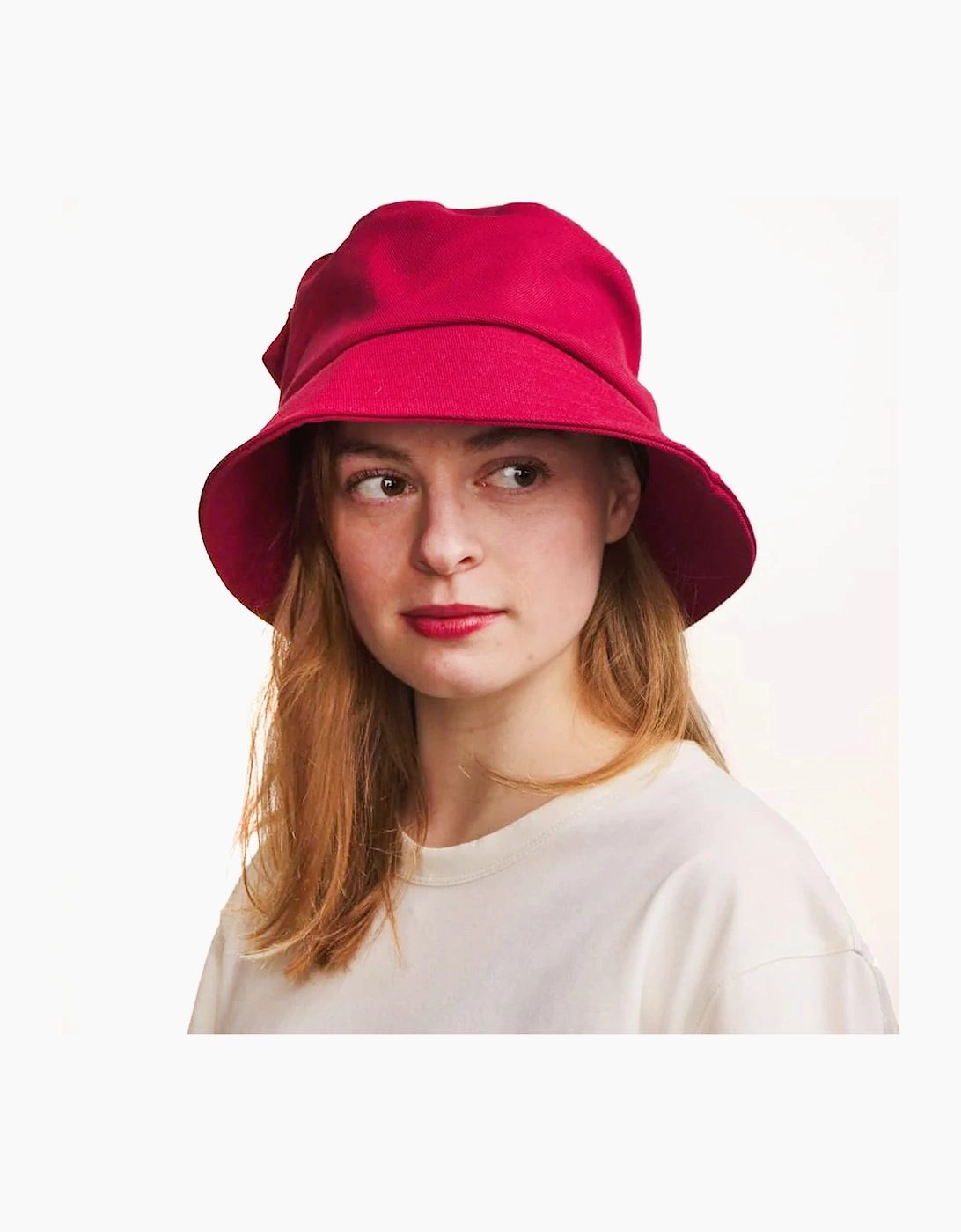 Women's Sealskinz Womens Lynford Waterproof Canvas Bucket Hat - Red - Size: S/M
