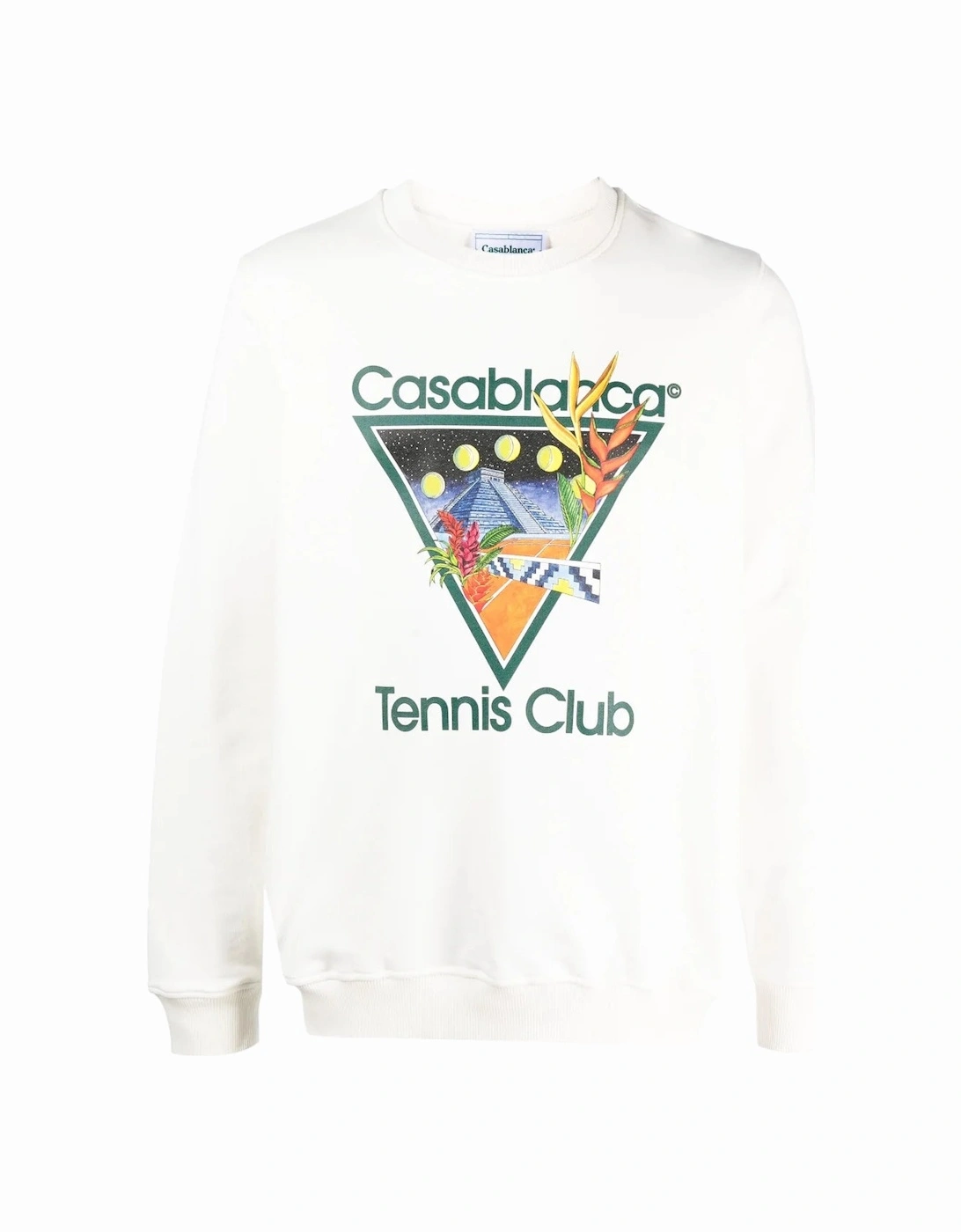 Tennis Club Icon Graphic-print Sweatshirt White, 6 of 5