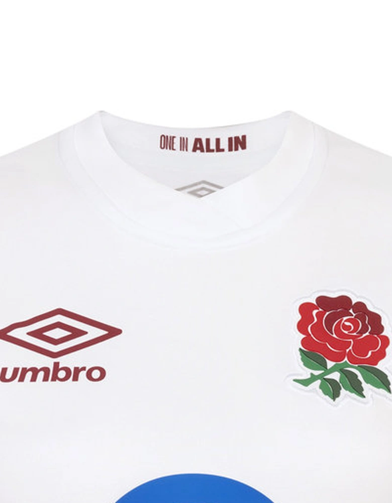 Childrens/Kids 23/24 England Red Roses Home Jersey