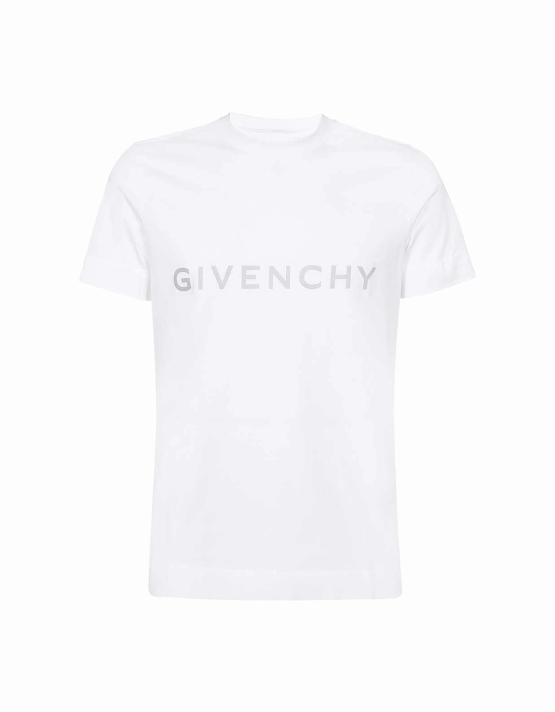 Reflective Slim Fit T-Shirt in White, 3 of 2
