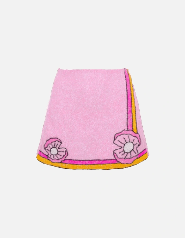 Monty Co-ord Hand Embroidered Bead Pink Skirt